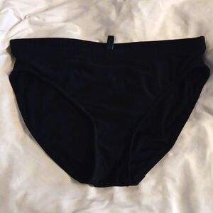 Black High-waist Bikini Bottoms from Aqua Green